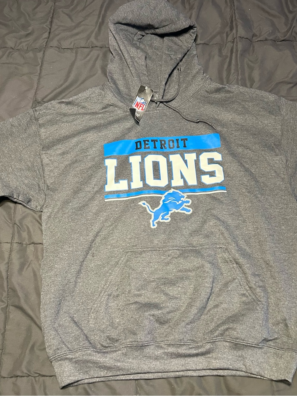 Team Apparel Black NFL Logo Pullover Hoodie